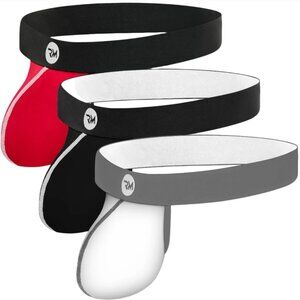 Real Men Apparel Co Men's strapless Jock Strap 3 pack